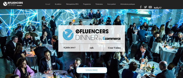 Ecommerce magazine organise la 4ème édition de son «e-Fluencers Dinner»
