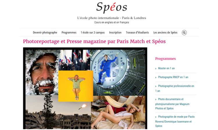 Paris Match développe un cycle de formation «Photoreportage et Presse magazine» avec l’école de photographie Spéos