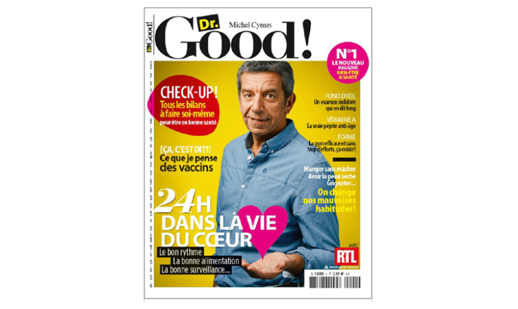 Naissance de Dr Good, le nouveau magazine bien-être de Mondadori incarné par Michel Cymes