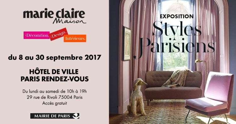 Marie Claire Maison participe à l’exposition «Styles Parisiens» avec la Ville de Paris