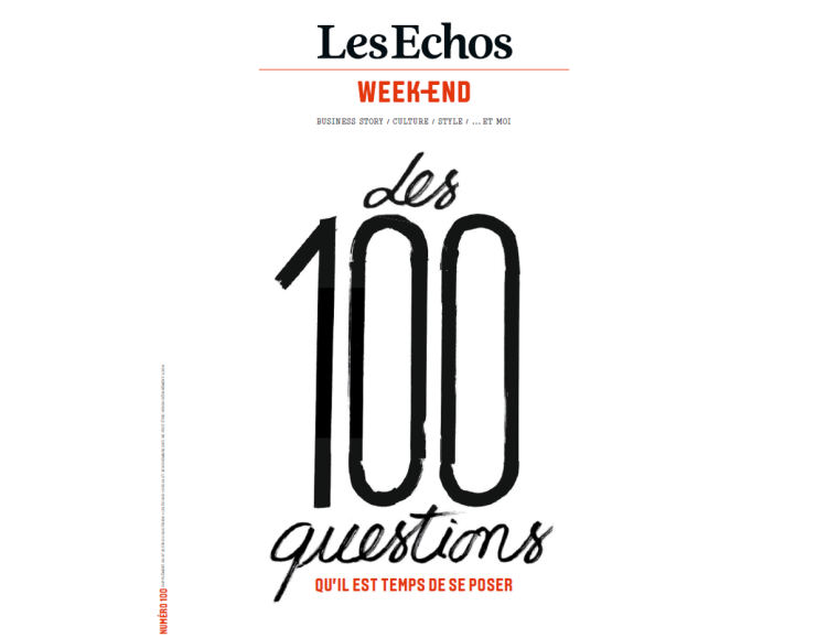 Le numéro 100 de l’hebdomadaire Les Echos Week-End sort demain