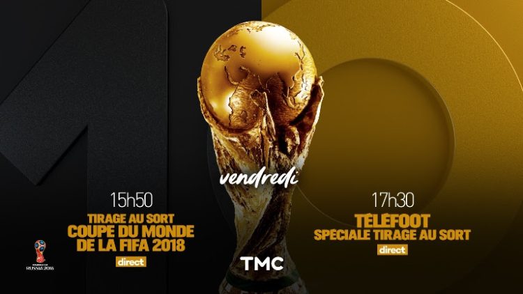 TMC en première ligne dans le groupe TF1 pour la couverture du tirage au sort de la Coupe du Monde de Football demain