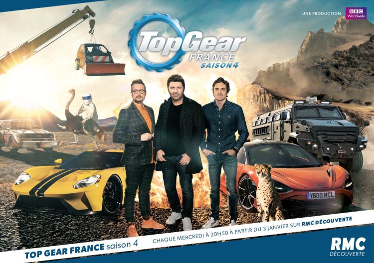 Top Gear France revient pour une 4ème saison dès le mercredi 3 janvier à 20h50 sur RMC Découverte