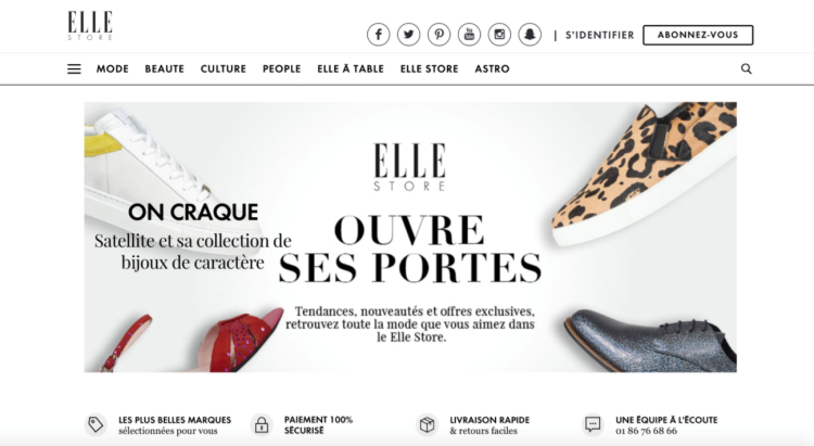 Lagardère Active ouvre ELLE Store intégré à ELLE.fr