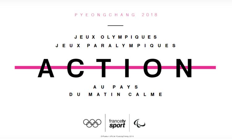 Le dispositif numérique de France Télévisions pour les JO de PyeongChang