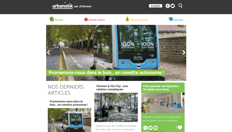 Urbanistik : le blog dédié aux tendances urbaines de JCDecaux