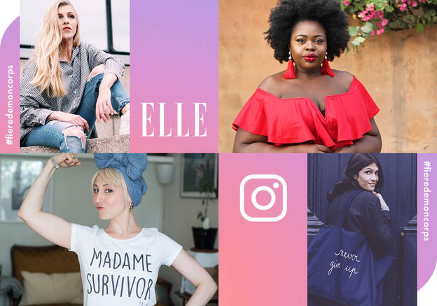 ELLE et Instagram s’associent autour du mouvement «bodypositive»