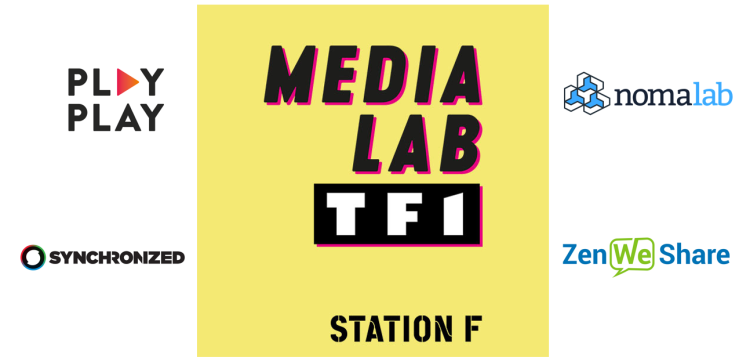 Le groupe TF1 lance son programme d’accélération chez Station F et dévoile les 4 premières start-up du programme
