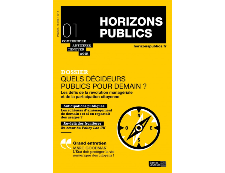 Naissance du magazine Horizons publics, nouveau bimestriel destiné aux décideurs publics