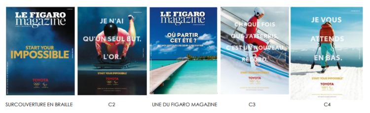 Toyota et The&Partnership inaugurent un nouveau format «sensoriel» dans Le Figaro Magazine à l’occasion de l’ouverture des Jeux Paralympiques