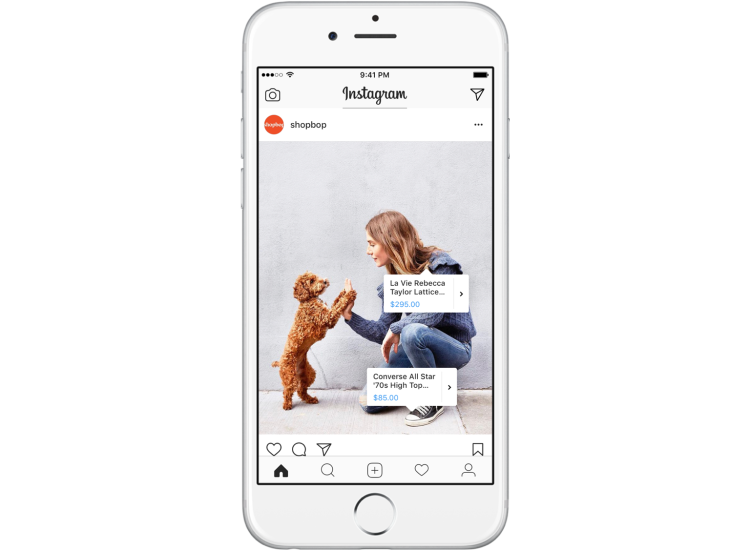 Instagram crée un pont vers le eCommerce avec l’arrivée de la fonctionnalité Shopping en France