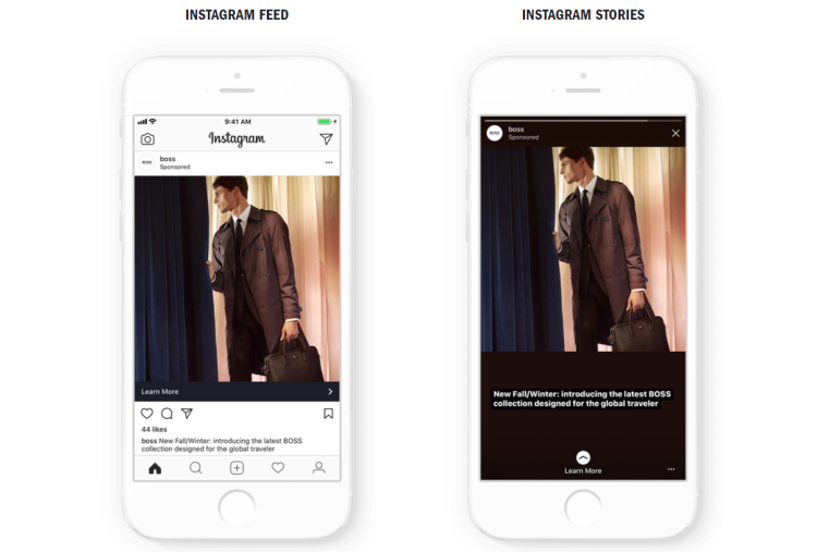 Instagram propose le plein écran automatique pour ses annonceurs