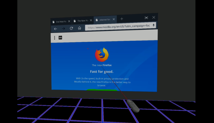 Mozilla installe AR et VR dans Firefox Reality