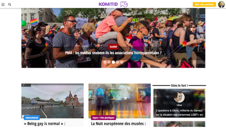 Le nouveau site Komitid propose de décrypter l’actualité avec un regard LGBT