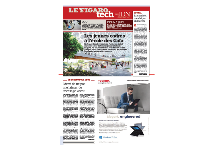 Un nouveau supplément Tech trimestriel dans Le Figaro avec le Journal du Net