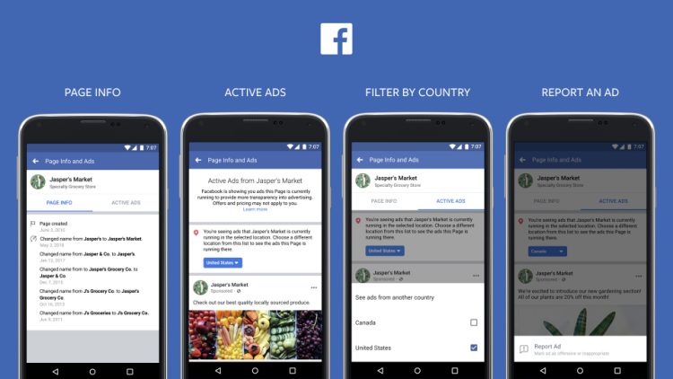 Facebook prend des mesures pour mieux informer ses utilisateurs sur l’origine des contenus, notamment publicitaires