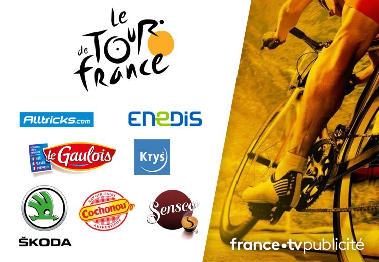 Enedis, Krys, Senseo, ŠKODA, Cochonou, Le Gaulois et Alltricks parrains du Tour de France 2018 sur France Télévisions