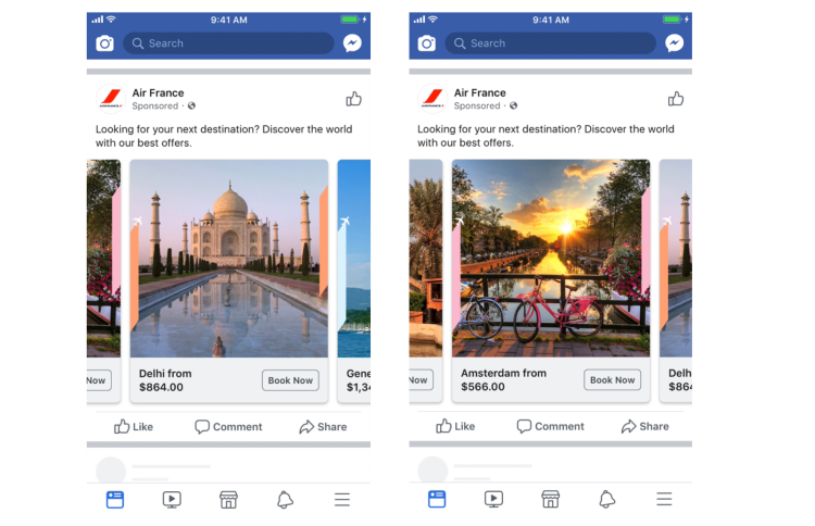 Facebook améliore son ciblage d’intentionnistes dans le secteur du voyage aérien
