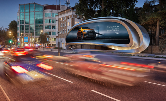 JCDecaux inaugure un écran digital de 26 mètres signé Zaha Hadid Design à Londres