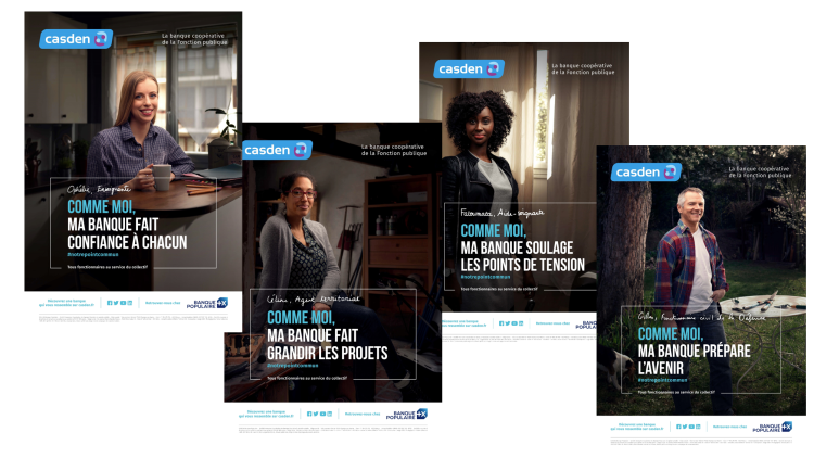 La Casden Banque Populaire en campagne avec Climat Media Agency et Insign