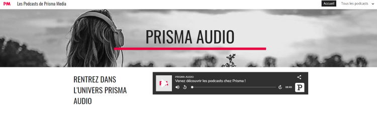 Prisma Media structure son activité audio avec Prisma Audio