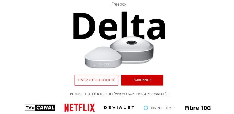 Free monte en gamme et en services avec sa nouvelle Freebox Delta