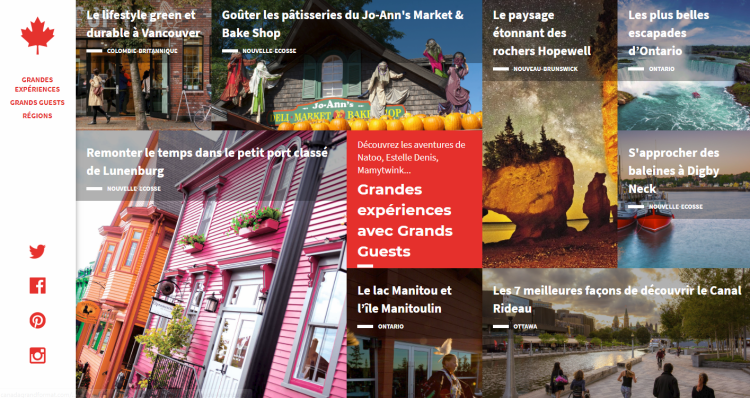 Initiative met en scène Destination Canada dans les univers du Figaro et de Webedia