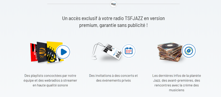 TSF Jazz lance une webradio premium accessible par abonnement