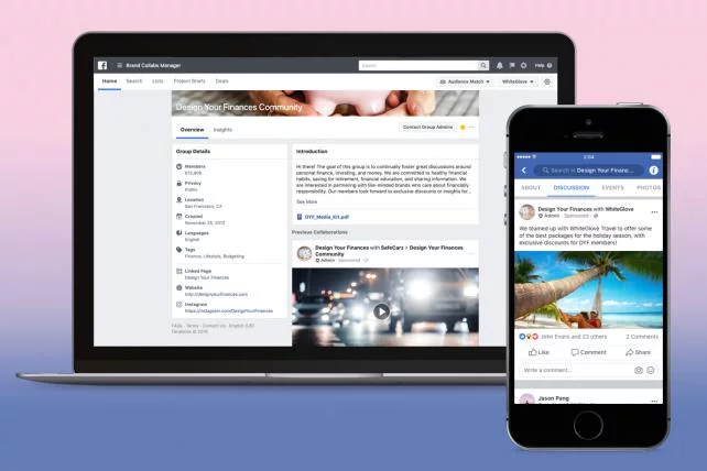 Facebook permet aux pages de marques de participer aux groupes