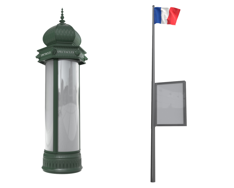 JCDecaux remporte et renouvelle les colonnes et mâts porte-affiches de la Ville de Paris