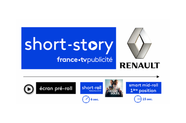 Renault inaugure le format «Short-story» de FranceTV Publicité