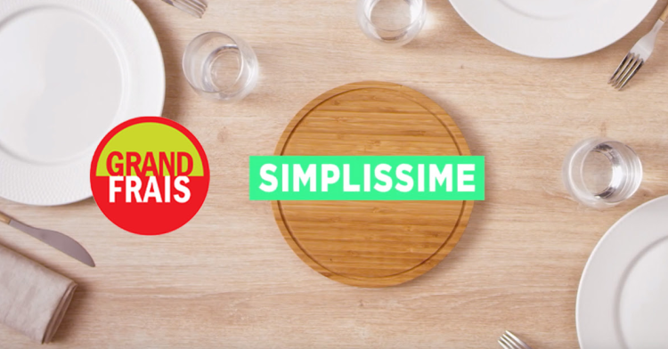 Grand Frais parraine une adaptation en programme court du livre de recettes «Simplissime» avec FranceTV Publicité