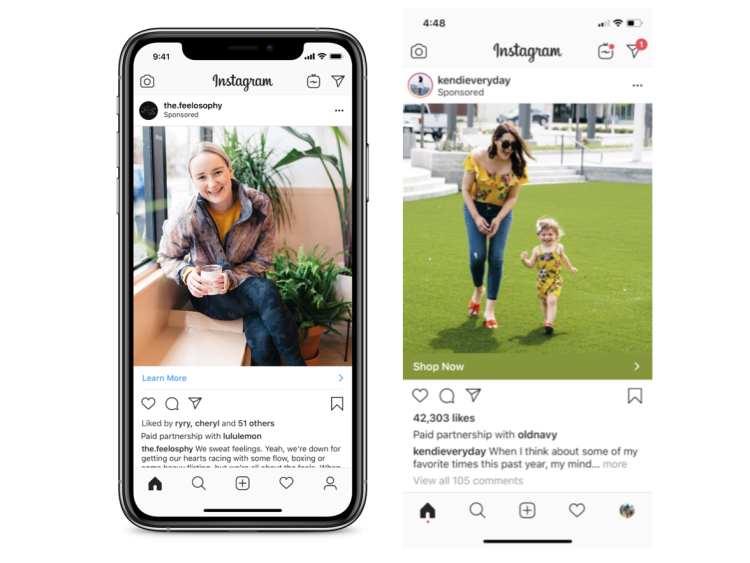 Instagram renforce la visibilité des campagnes d’influence