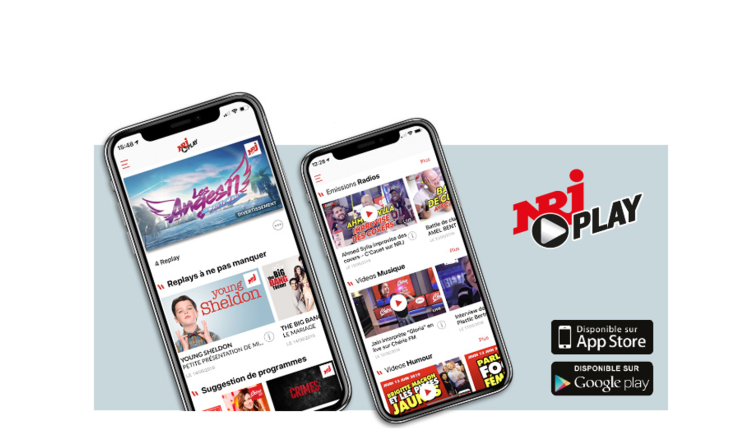 NRJ Play se décline en appli mobile en fédérant tous les contenus du groupe
