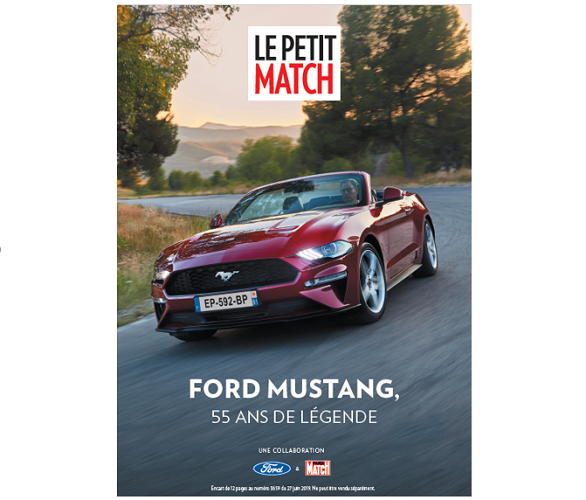 Un mini Paris Match dédié à La Ford Mustang