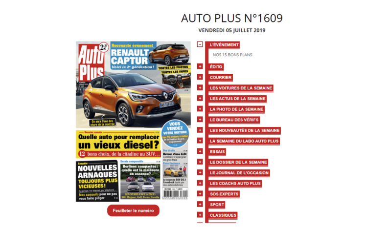 Mondadori France lance une offre d’abonnement en ligne à la marque Auto Plus