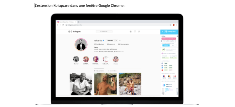 Kolsquare lance une extension Chrome gratuite pour faciliter l’identification des influenceurs sur Instagram