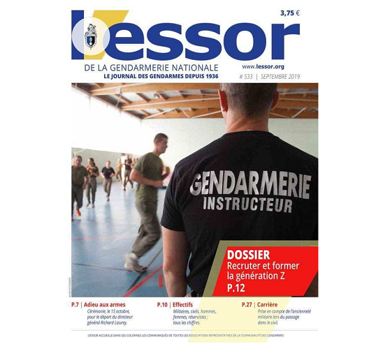 Le mensuel «L’Essor de la Gendarmerie Nationale» en régie chez Mediaobs