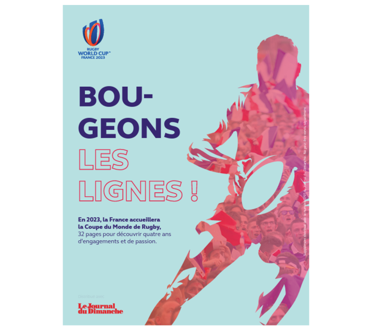 Le JDD a diffusé un manifeste de 32 pages dédié à la prochaine Coupe du monde de Rugby qui se déroulera en France en 2023