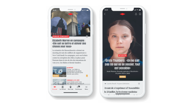 Libération dévoile sa nouvelle application mobile