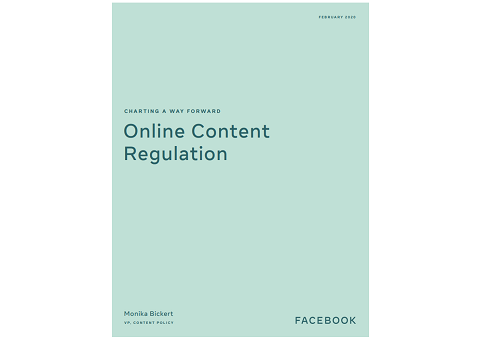 Facebook publie un livre blanc sur sa vision de la régulation d’Internet