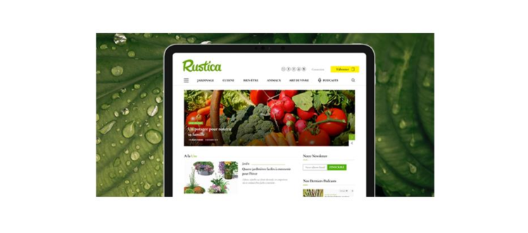 Rustica dévoile son nouveau site