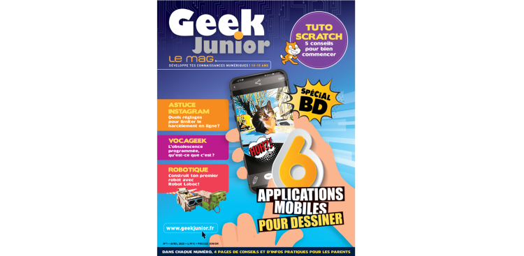 Geek Junior se décline en magazine papier