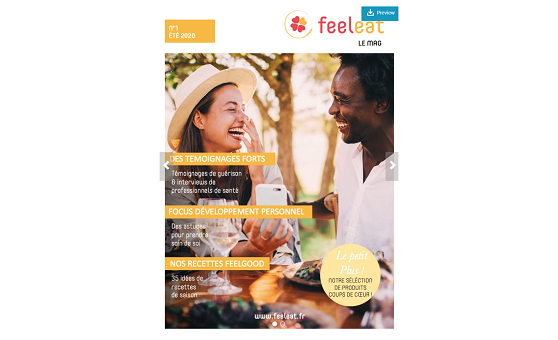 Feeleat lance son magazine en ligne