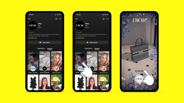 Snapchat ouvre un espace pour les marques avec Brand Profiles