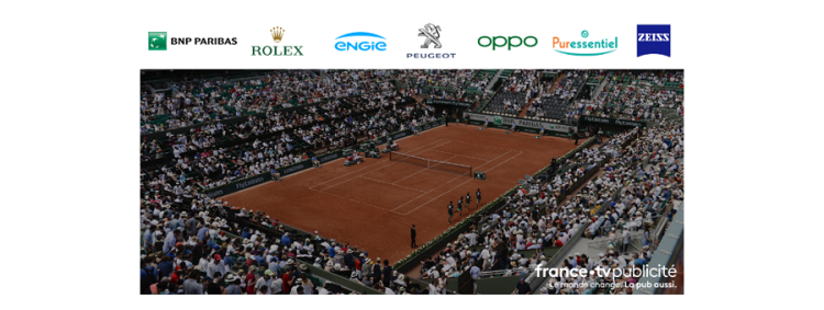 Les annonceurs associés à Roland-Garros 2020 sur France TV