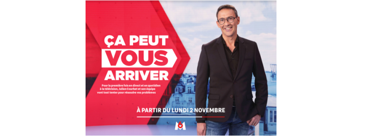 L’émission de RTL «Ça peut vous arriver» de Julien Courbet va être diffusée sur M6 en direct à partir du 2 novembre