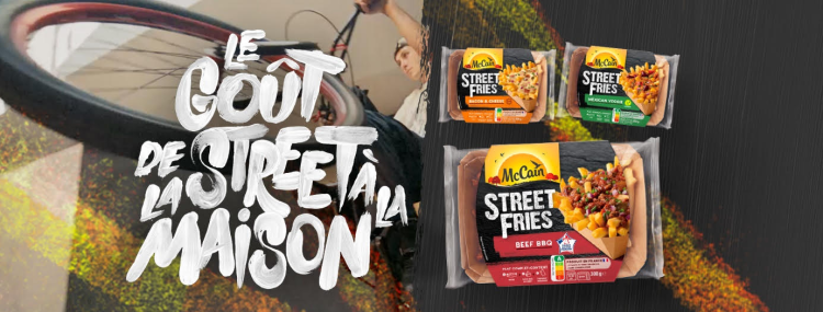 MediaCom orchestre une campagne TV, digitale et contenus pour un nouveau produit McCain inspiré de la street food