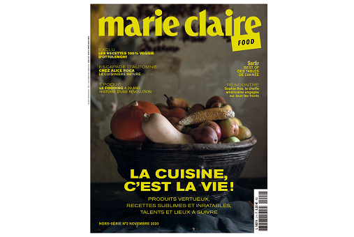 La marque Marie Claire explore la thématique food avec Marie Claire Food