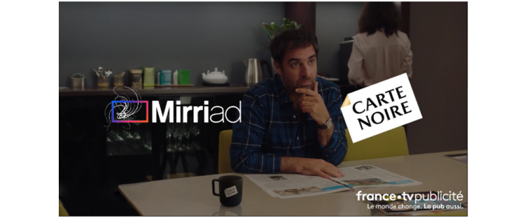 Carte Noire inaugure le placement de produits en réalité augmentée de Mirriad et FranceTV Publicité